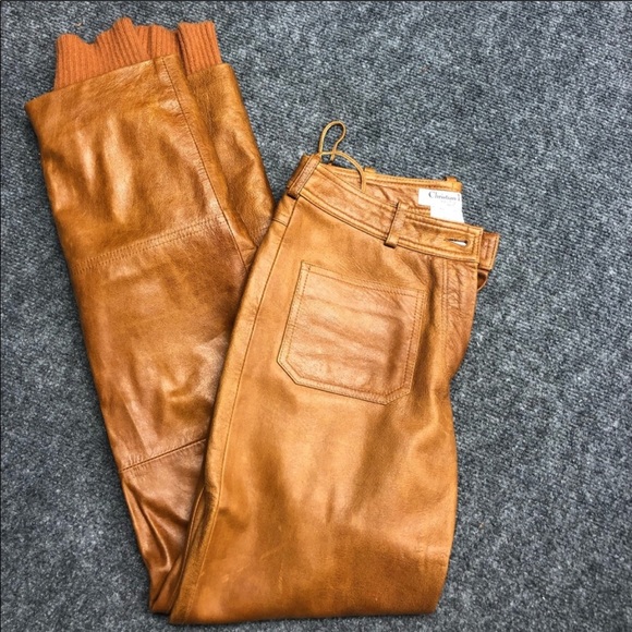 Dior Pants - 💯 Authentic Christian Dior Leather Pants Size 2